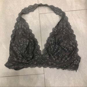 Free People Galloon Lace Halter Bra (size large)